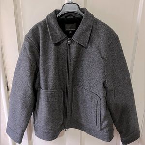 Recycled Wool-blend short jacket